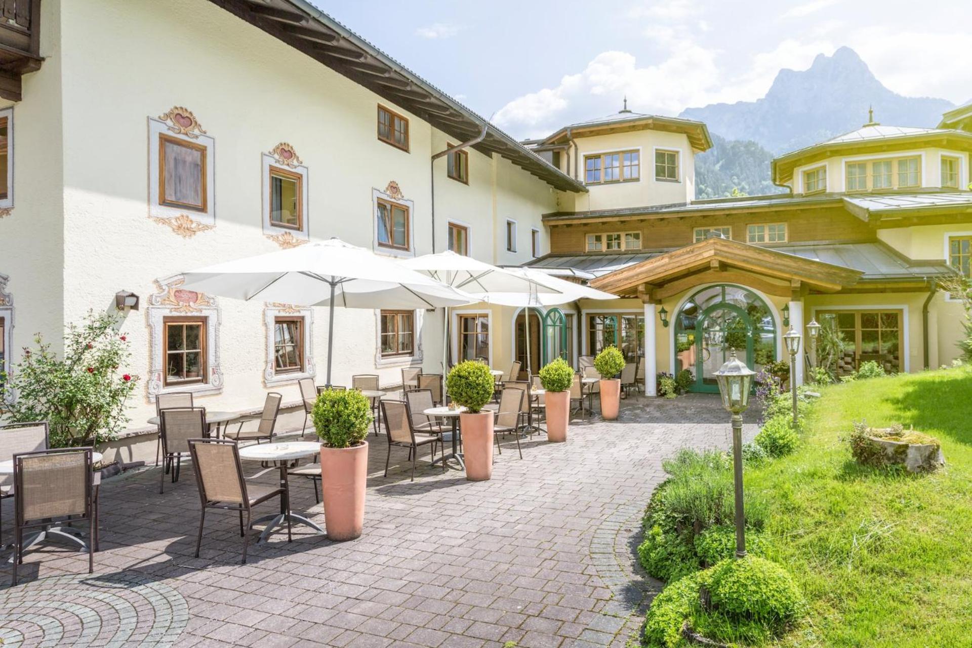 Hotel Vitaloase Zu Den Drei Bruedern Unken Kültér fotó