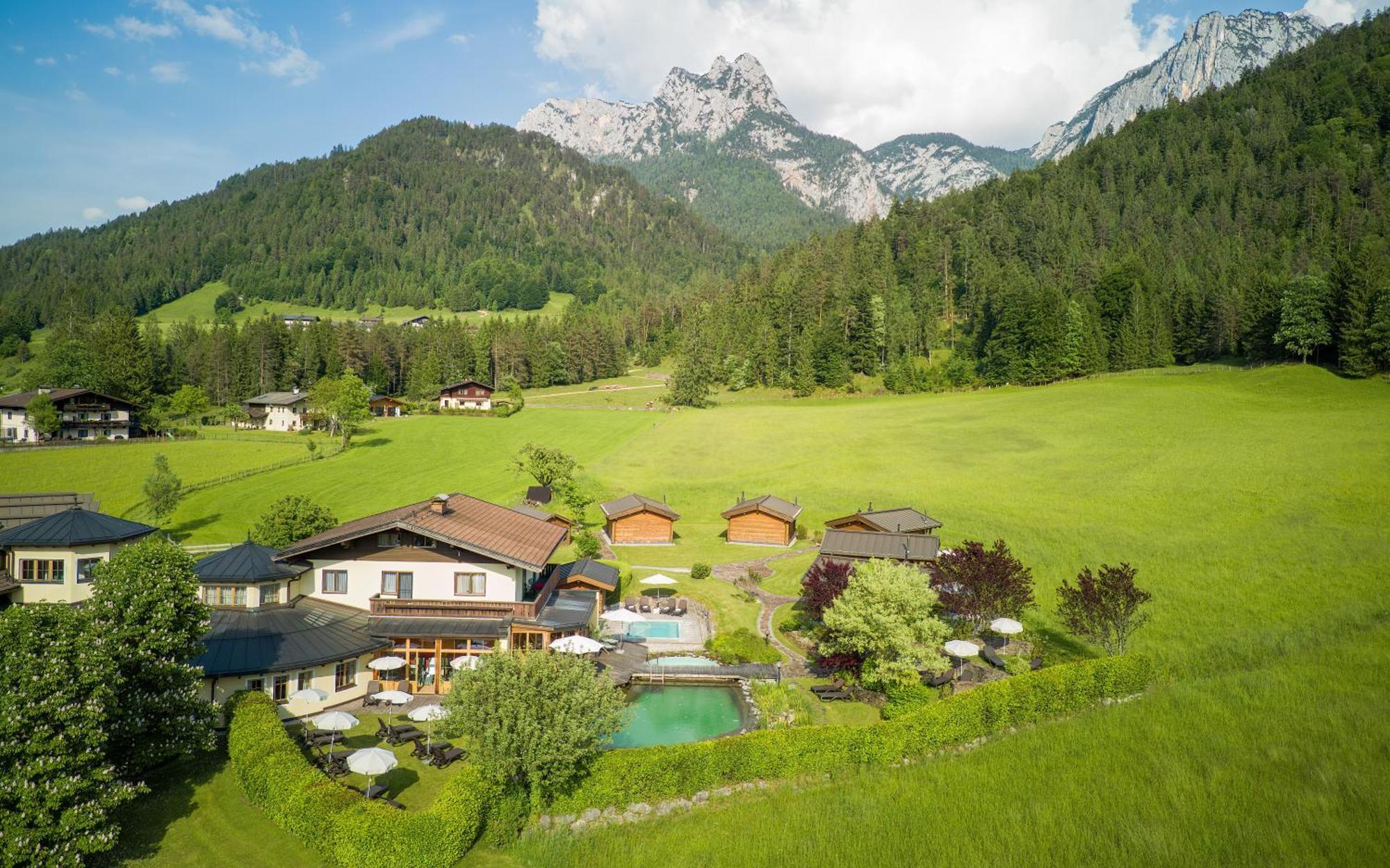 Hotel Vitaloase Zu Den Drei Bruedern Unken Kültér fotó